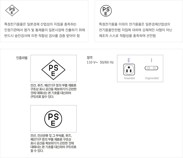 일본 전기용품 안전 마크